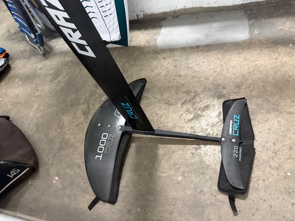 CrazyFly Cruz 1000 Hydrofoil y tabla