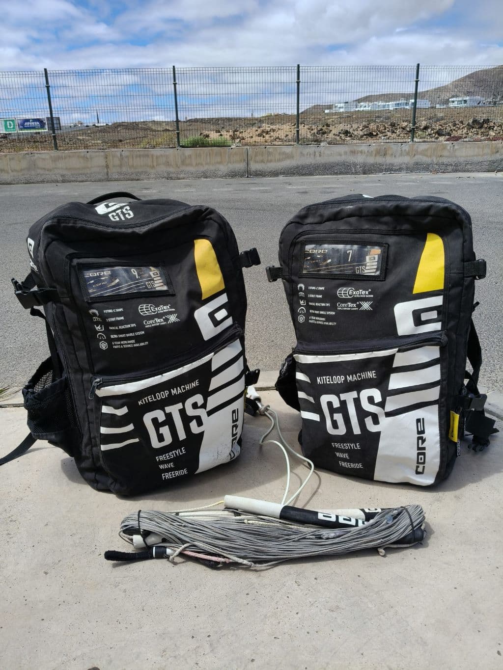 Pack Kites Core GTS 7m y 9m con Barra