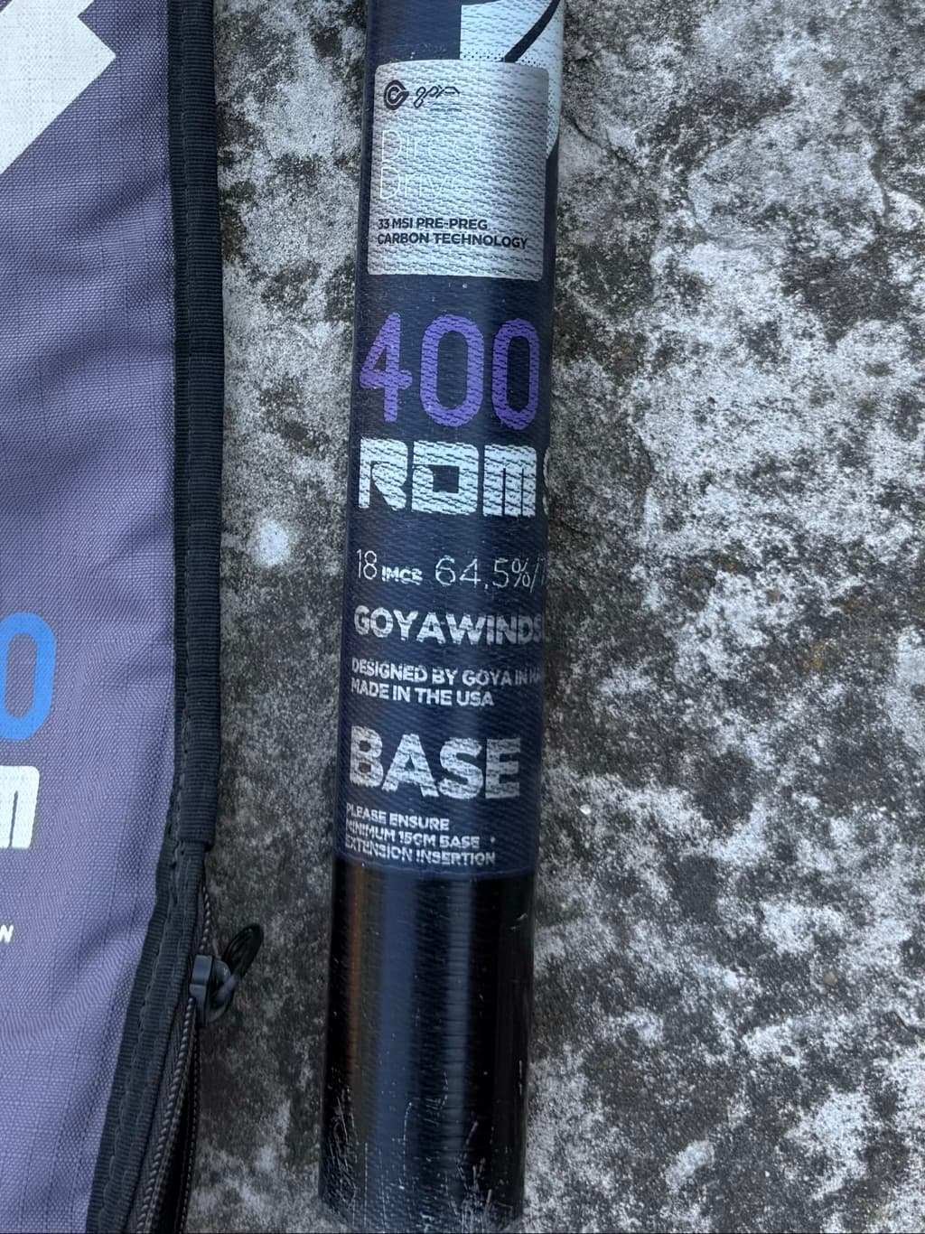 Parte inferior mástil Goya 4.0 90% carbono
